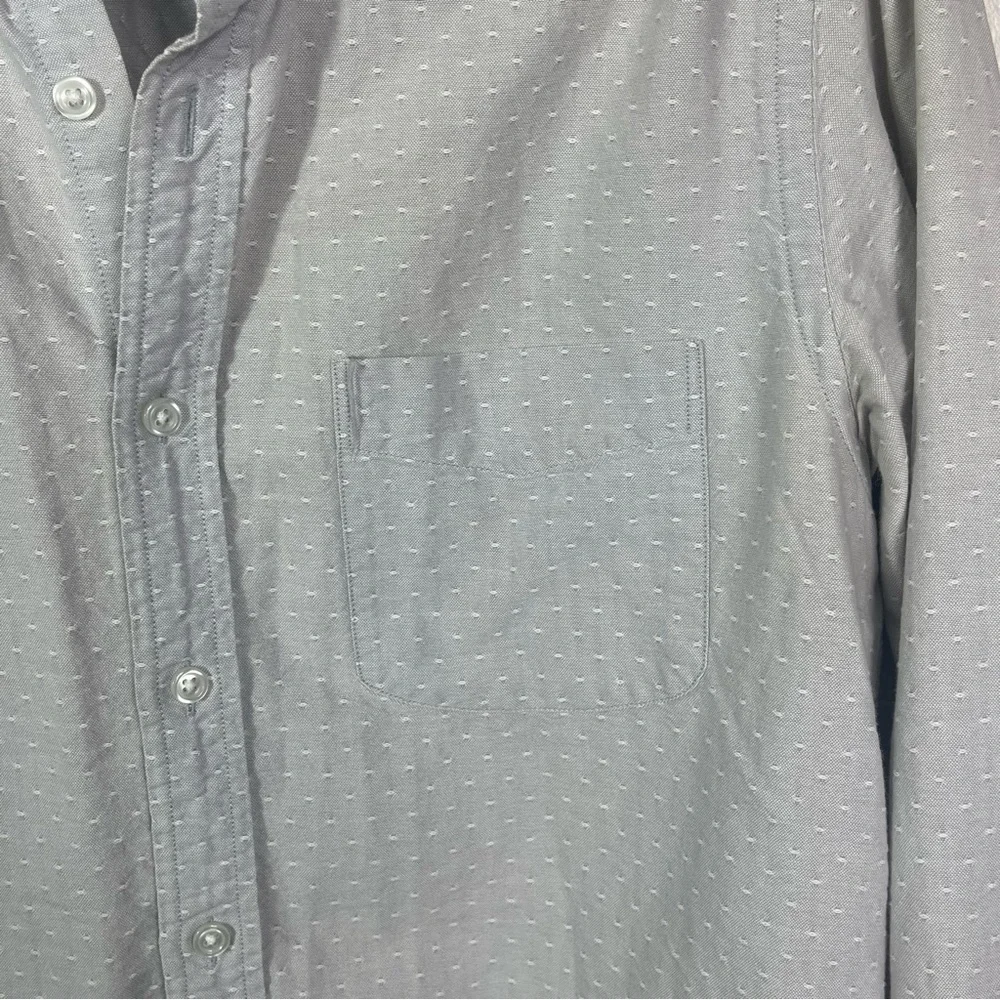 J. Crew Peppy Textured Men's Oxford Slim Fit Button Down Shirt